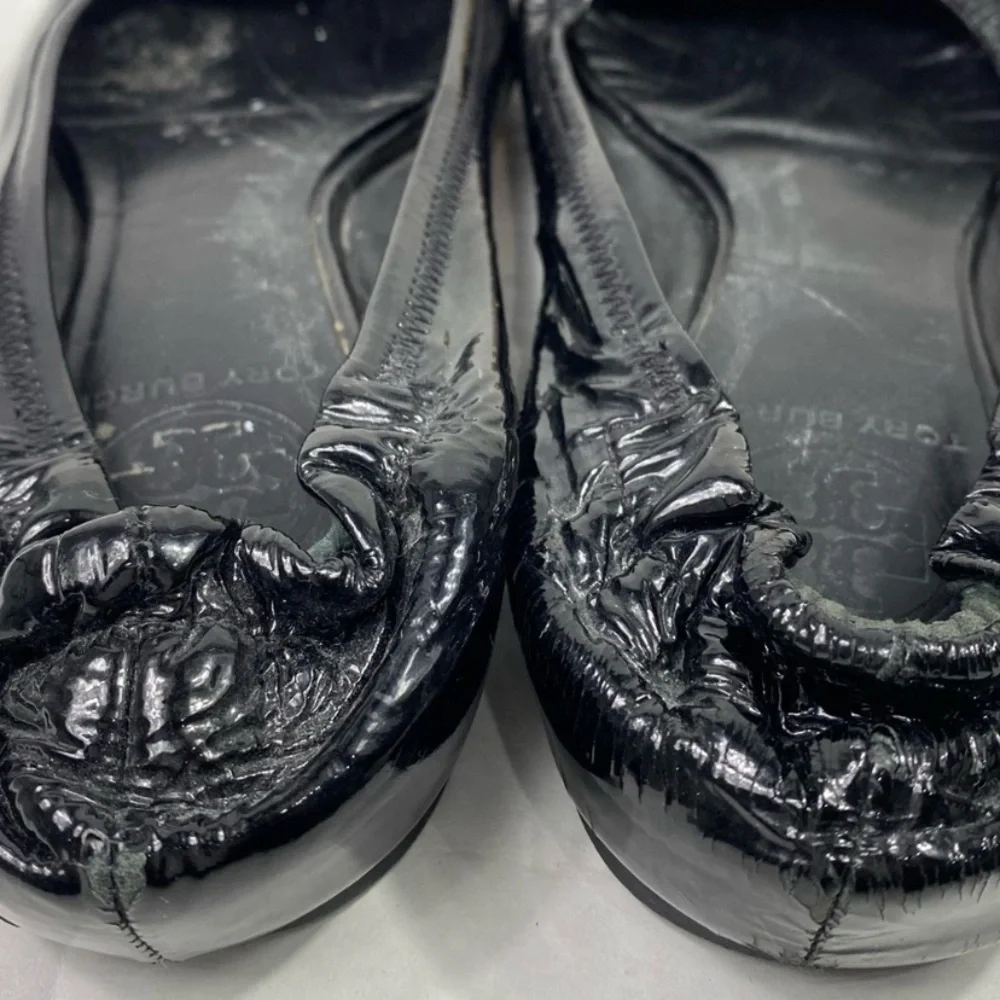 TORY BURCH Reva Patent Leather Ballet Flats